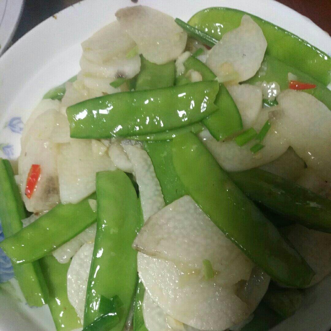 清炒山药荷兰豆