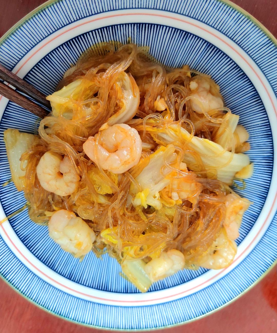 虾仁粉丝煲