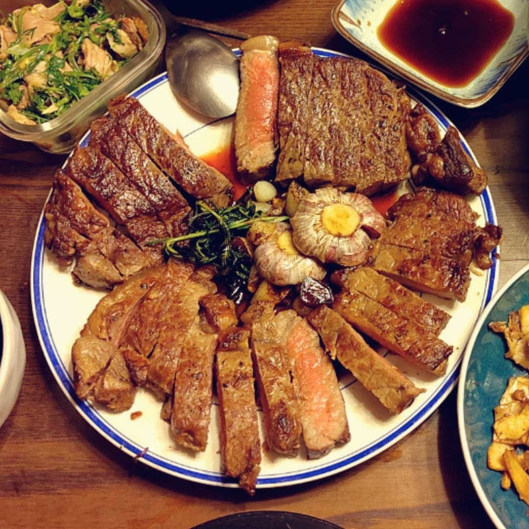 这么做厚切西冷牛排，不香吗