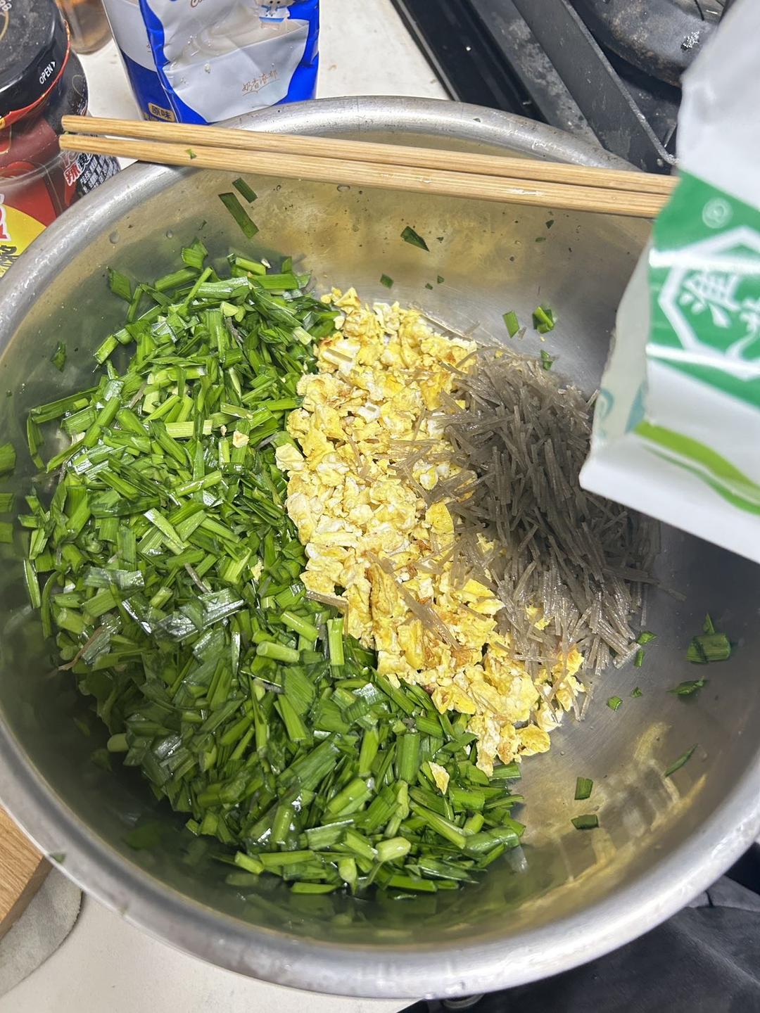 美味韭菜煎饼