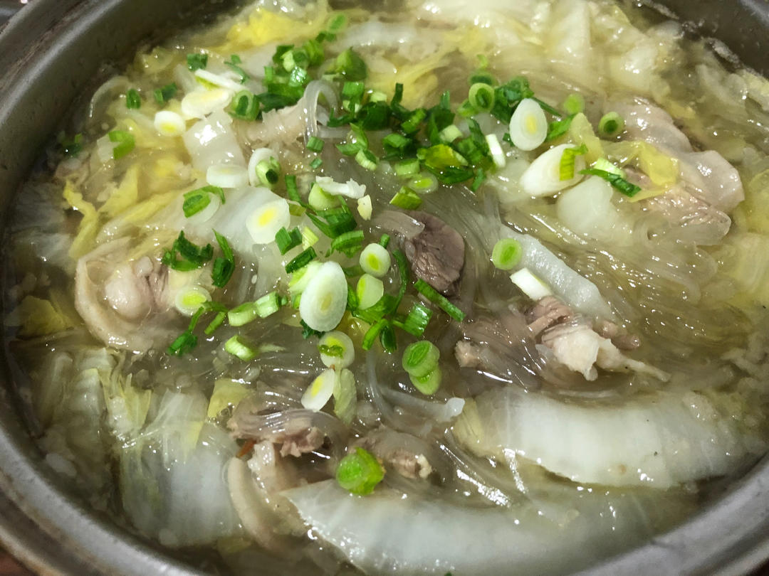 白菜粉丝羊肉汤