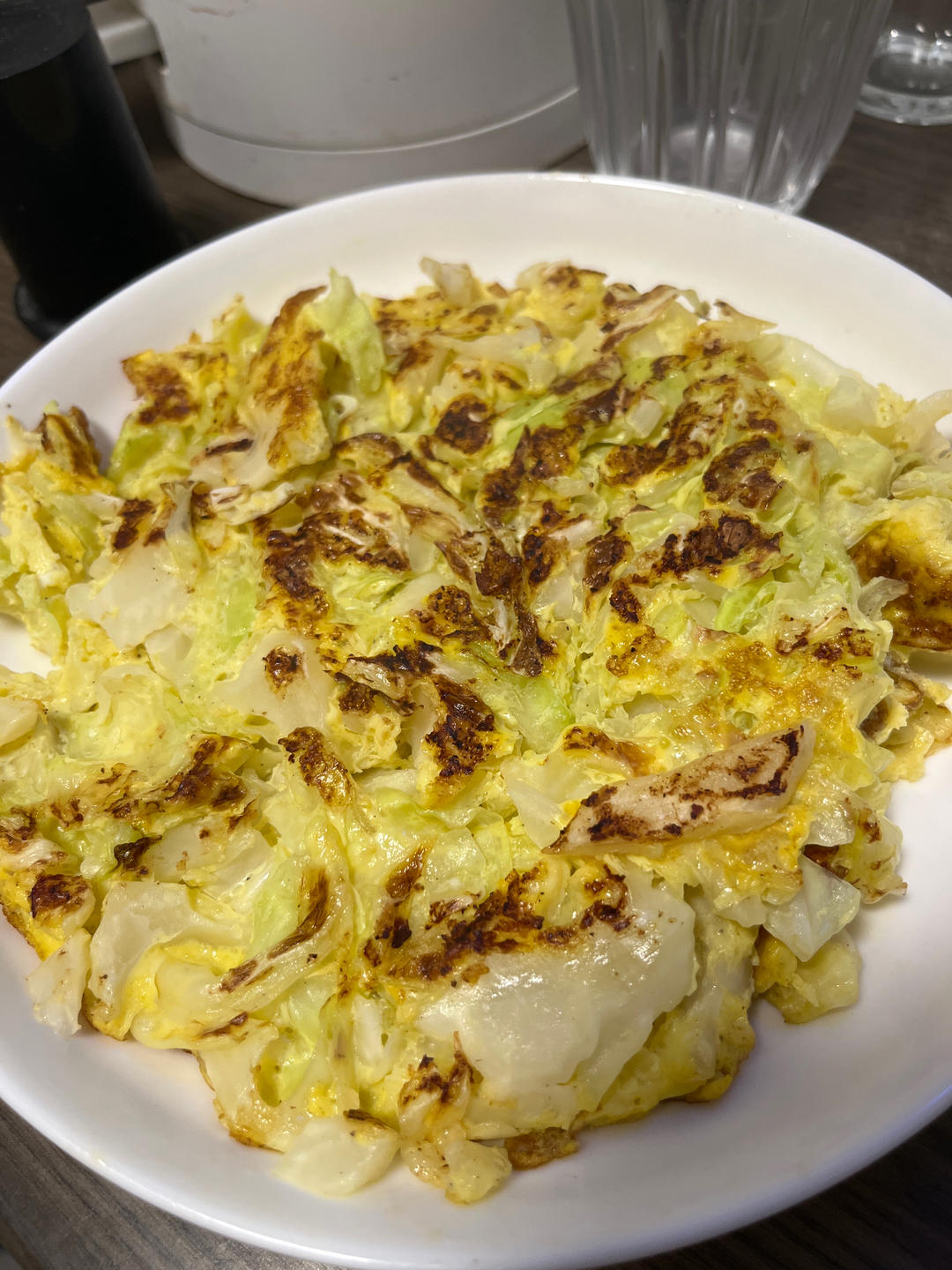 包菜蛋饼也太好吃了吧！！！吃撑才153大卡