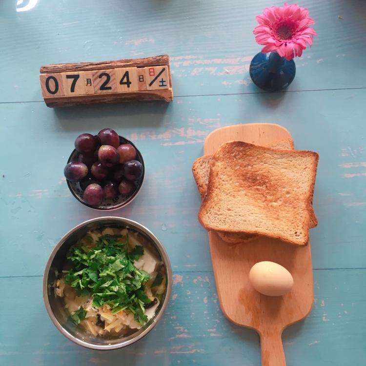 快手早餐之咸豆花（内脂豆腐版）