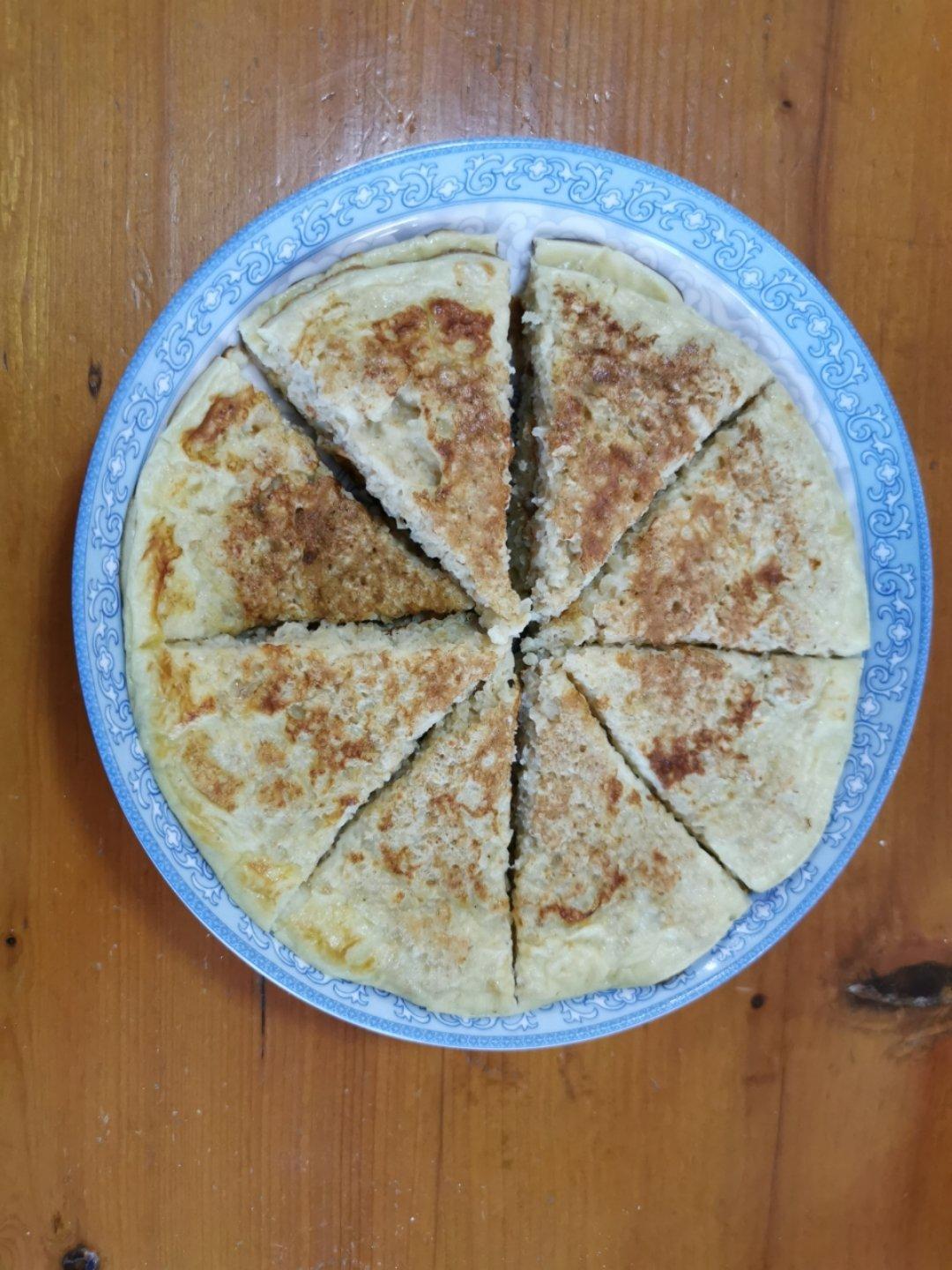 燕麦鸡蛋饼~快手早餐