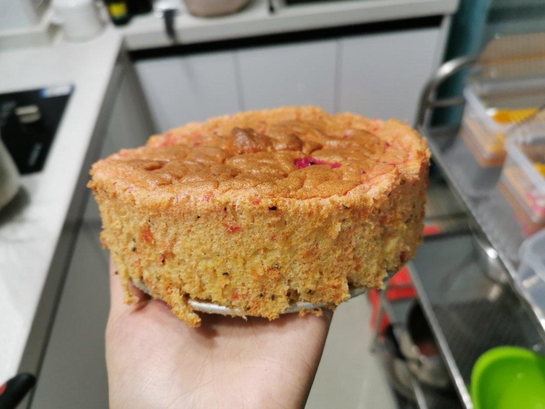 火龙果蛋糕卷