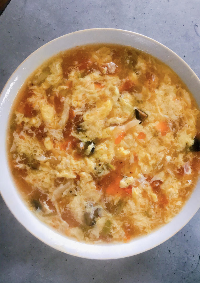 一碗开胃的酸辣汤