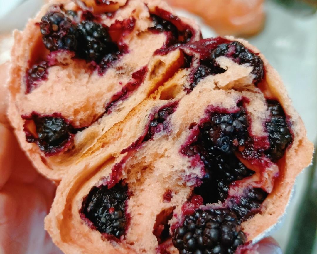 全网独一份————桑葚面包的做法