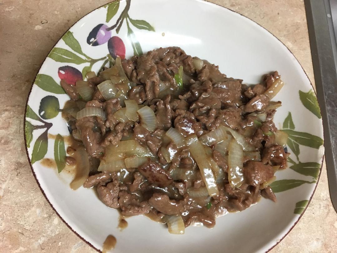 蚝油牛肉盖饭