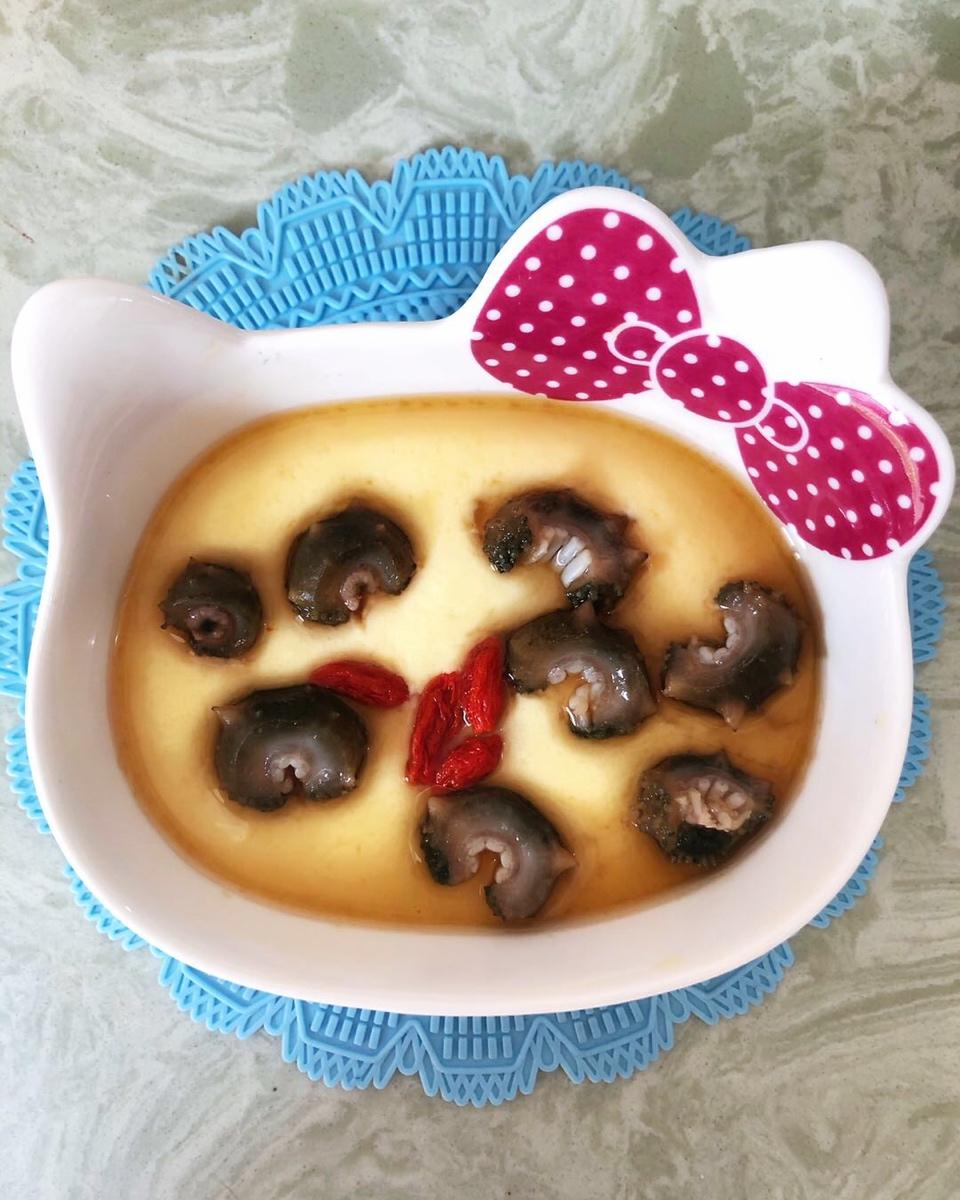 一碗美美的蒸水蛋（海参炖蛋）