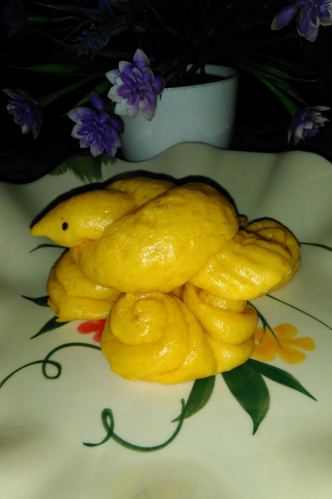 金姐爱美食做的馒头小鸟的做法