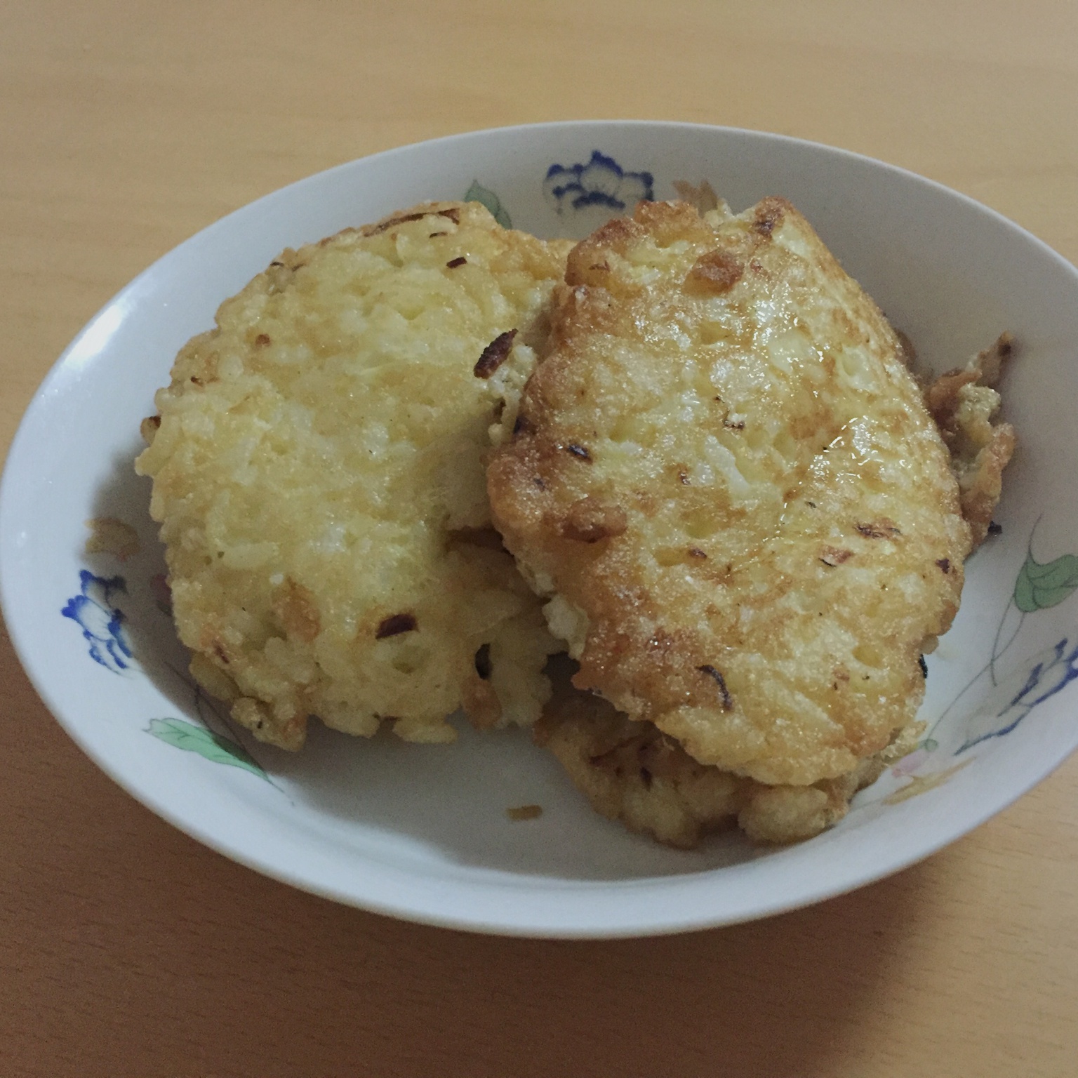 剩米饭鸡蛋煎饼