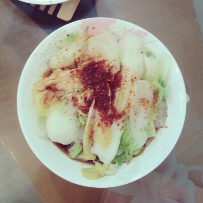 响油白菜