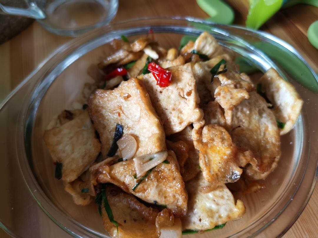 焖煎豆腐