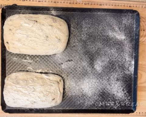 野生酵母面包                           黑豆松子恰巴塔的做法 步骤16