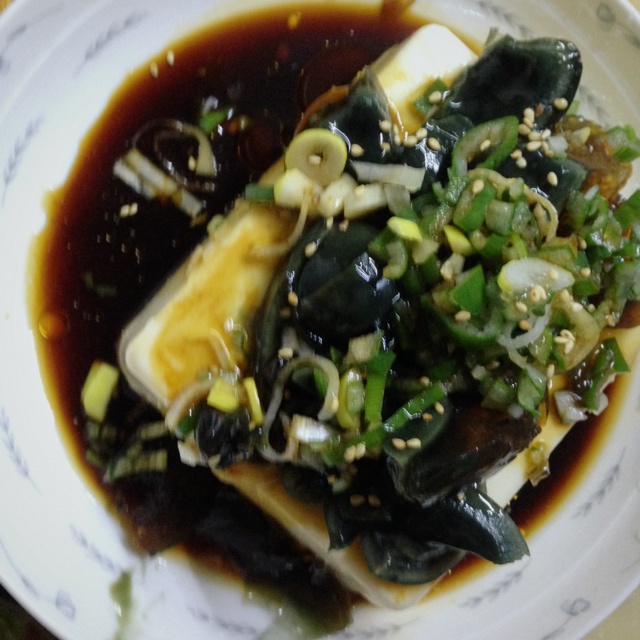 皮蛋豆腐