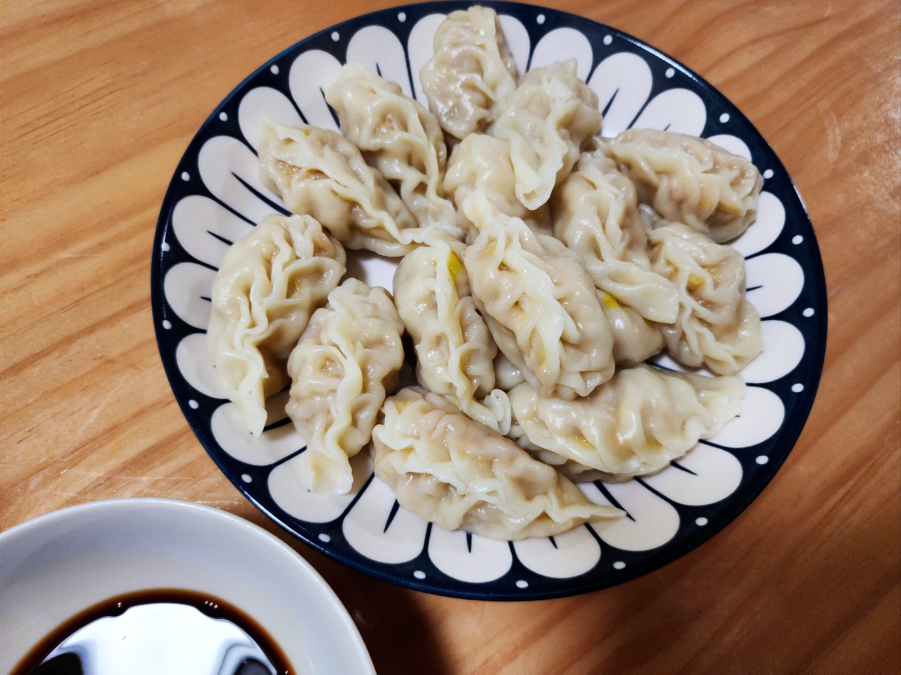 秋味——菊花豆腐素水饺的做法