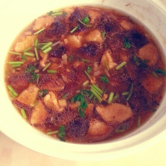 鸡汁蘑菇汤