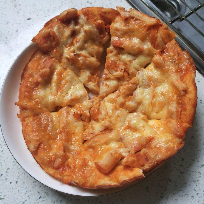 松下面包机版快手全麦披萨皮（佛系减脂欺骗餐）鸡胸肉披萨