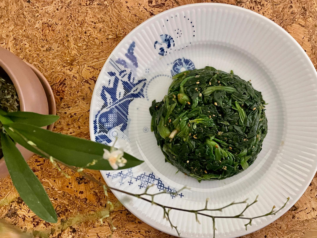 日式凉拌菠菜