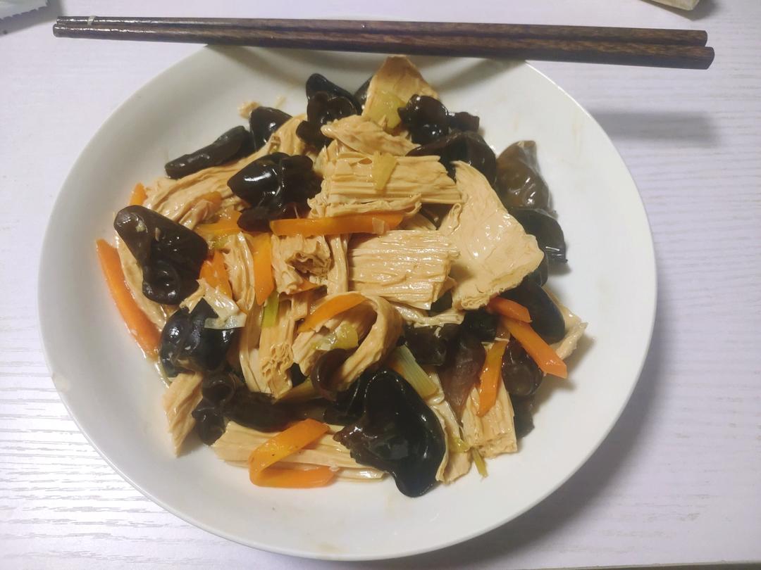比肉还好吃的烧腐竹