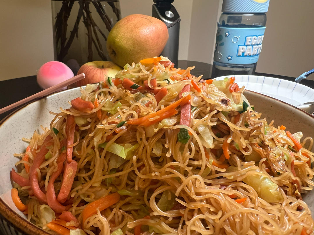 大牌档炒米粉