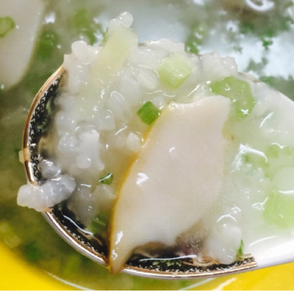 鲜芹鲍鱼粥
