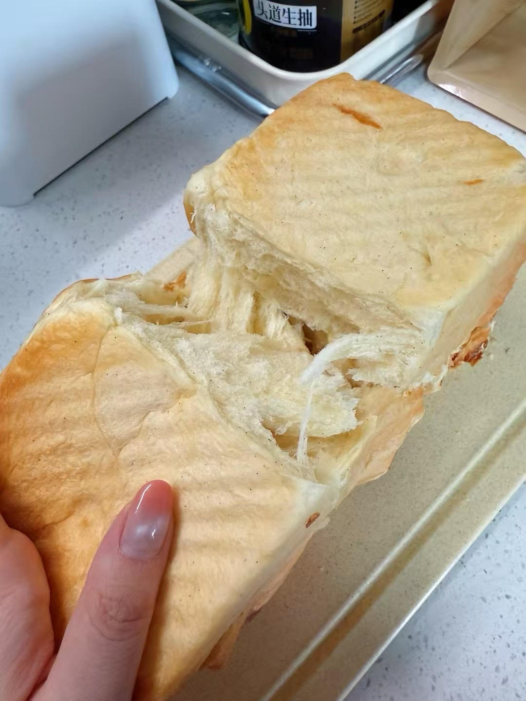 咸香松软～保姆级教程‼️葱香肉松手撕吐司