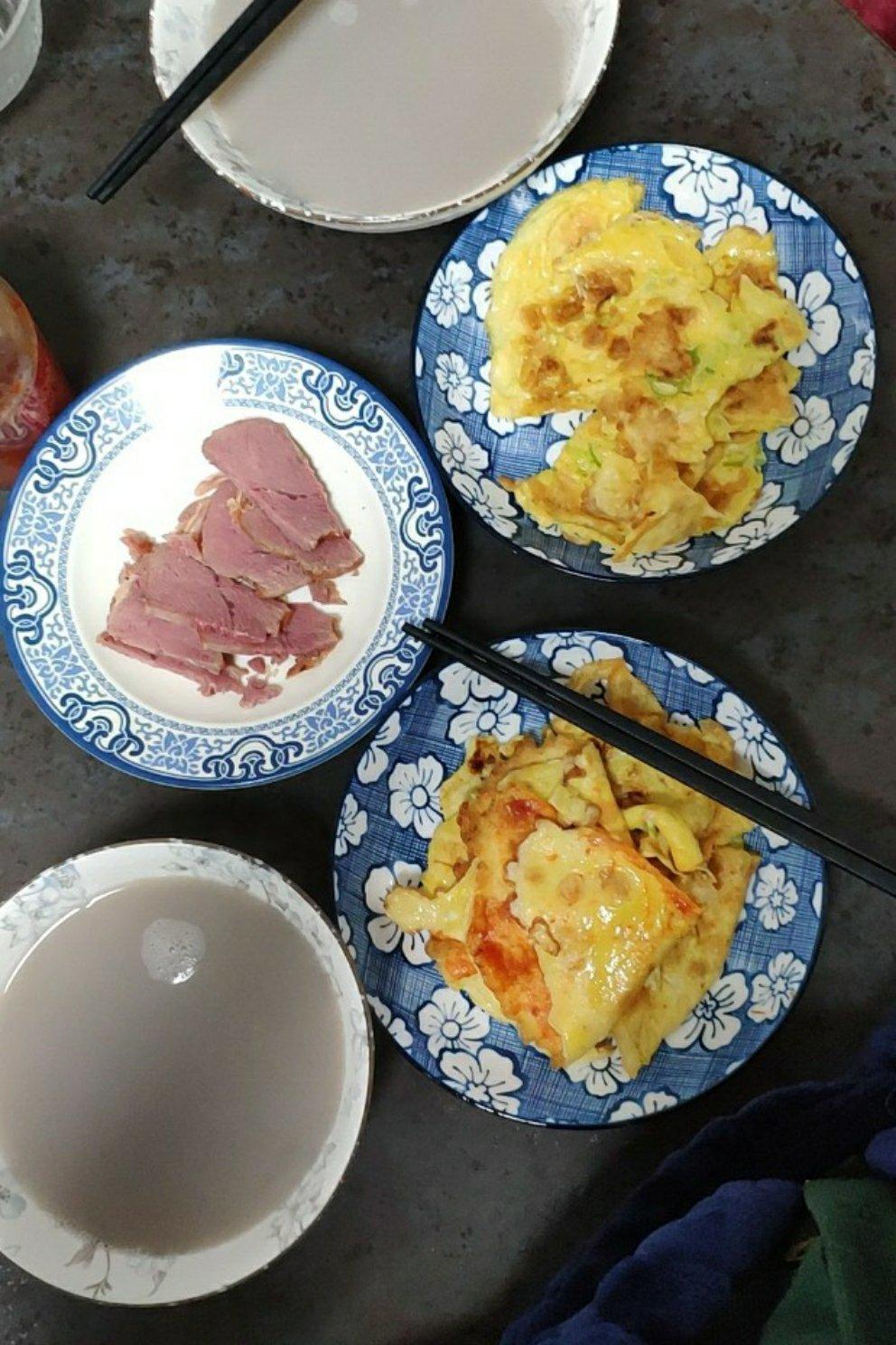 葱花蛋饼（快手营养早餐）