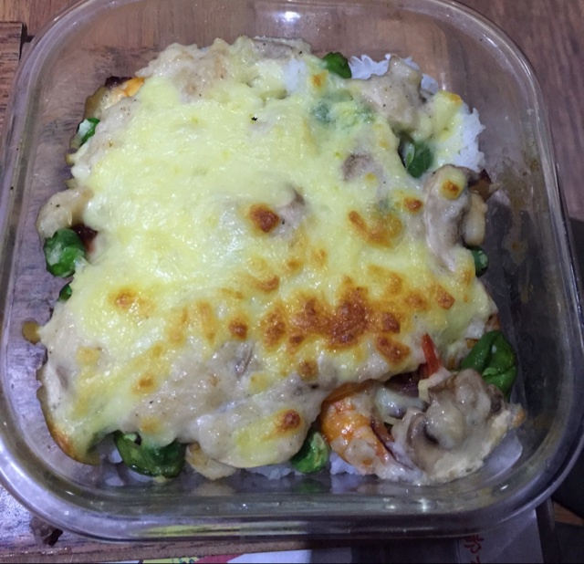 海鲜芝士焗饭