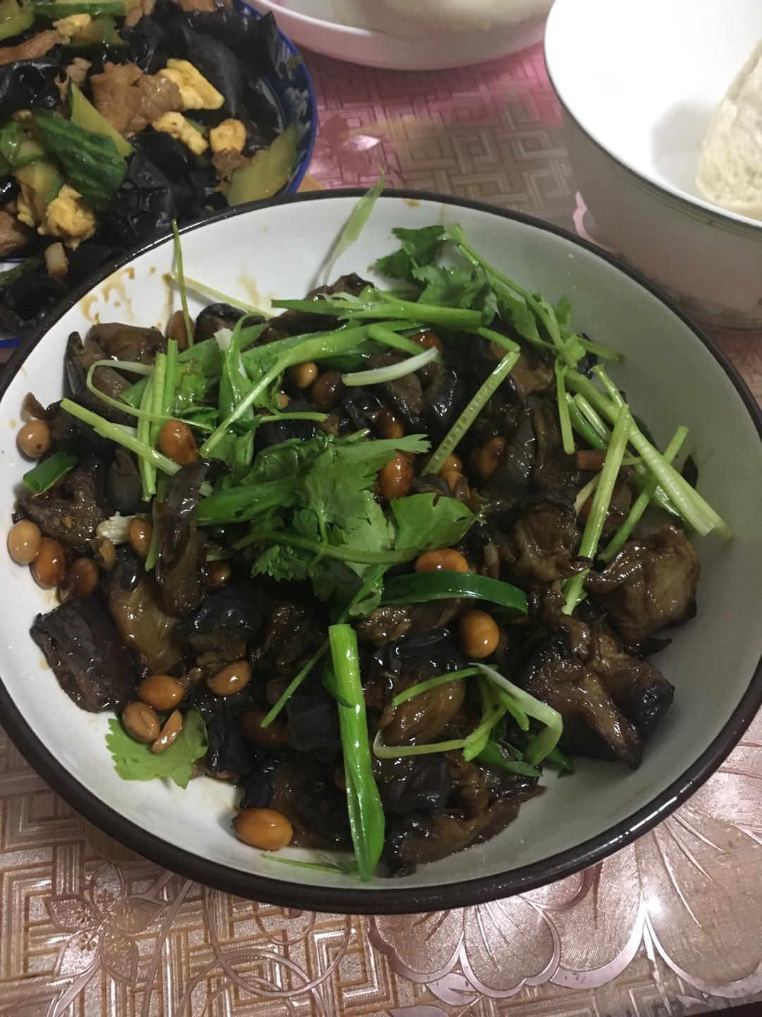 笃鲜茄(极少油做的好吃的茄子，可凉吃)