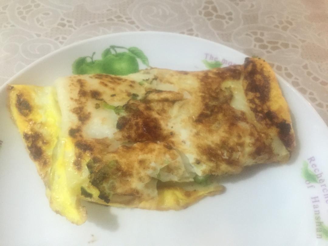平底锅版煎饼果子