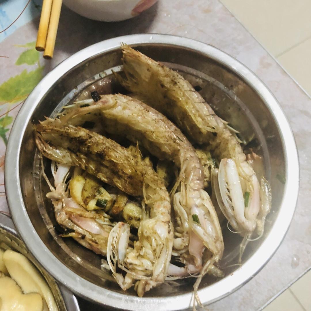 椒盐皮皮虾