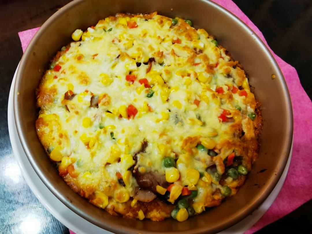 儿子说比BSK好吃的披萨（含披萨酱、饼底做法）