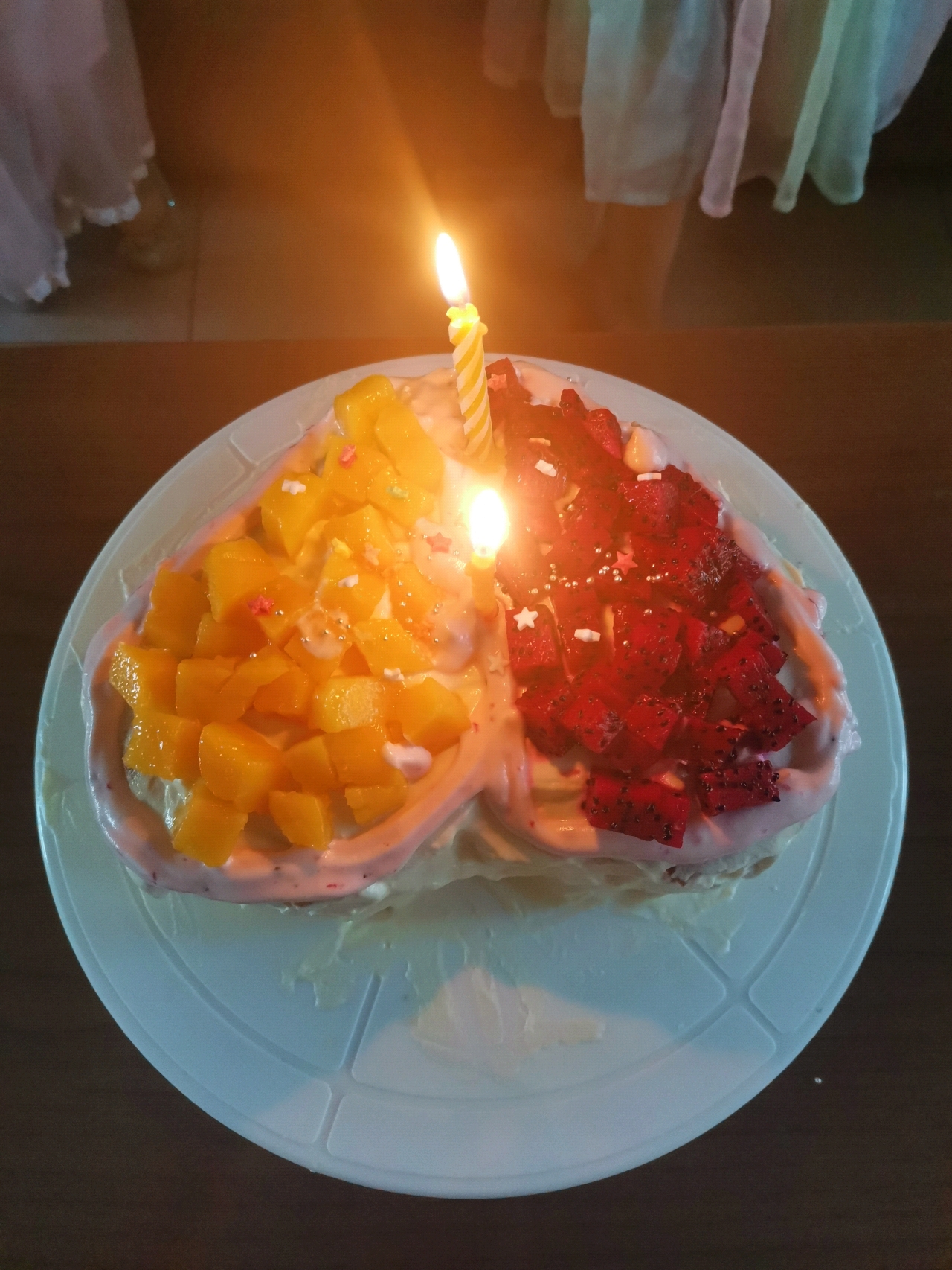 在家拍的生日蛋糕图片图片
