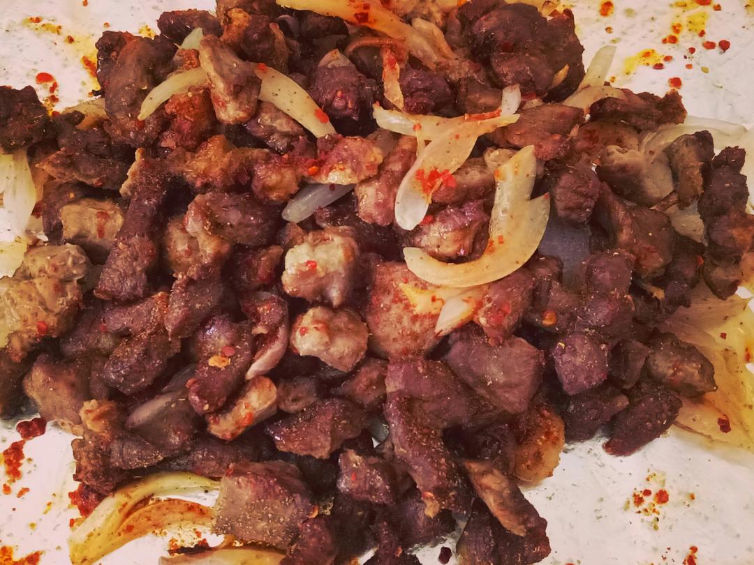 素颜angel拉卑鄙做的烤箱烤羊肉