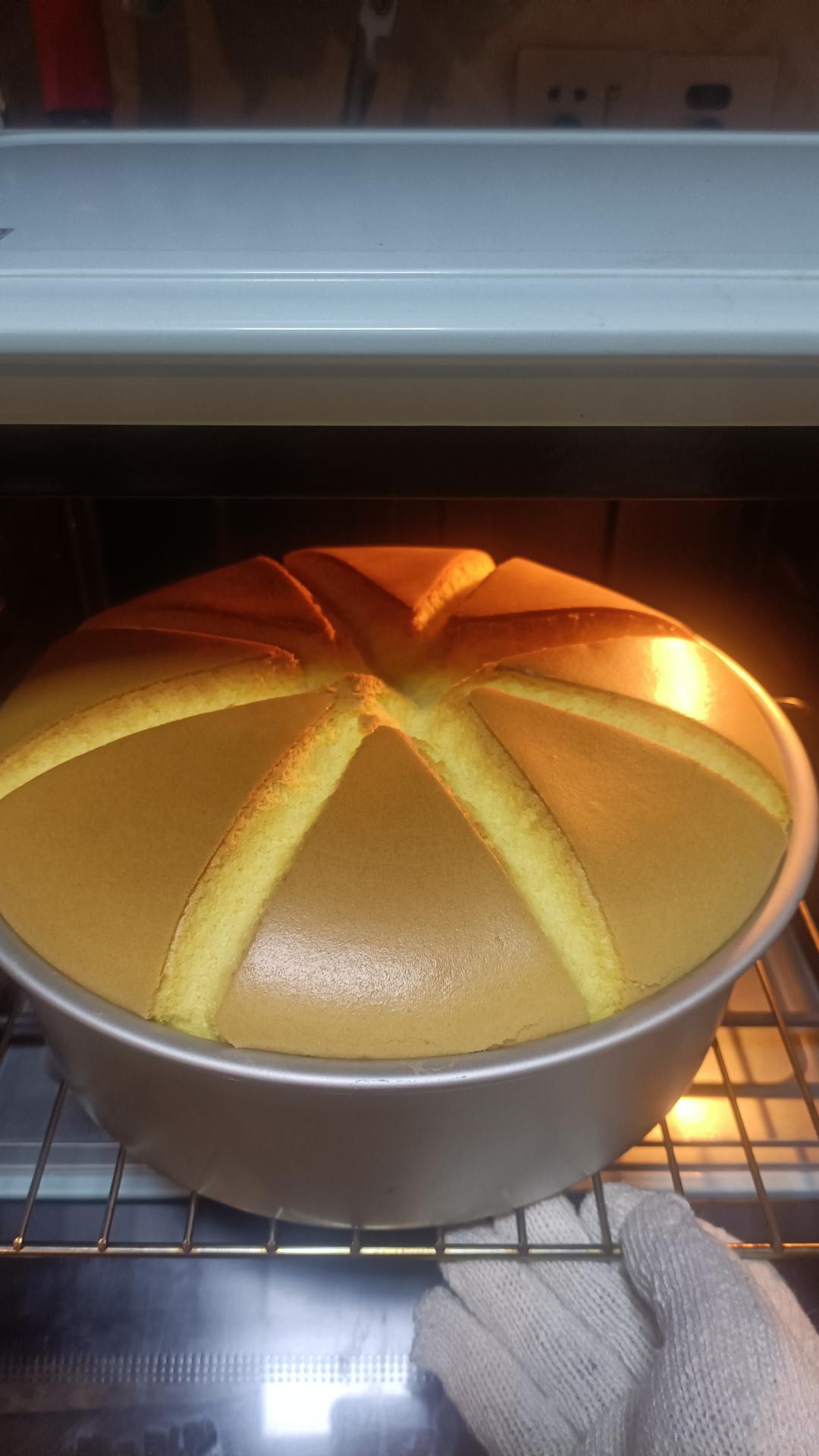 戚风蛋糕（烫面法）超级好吃！