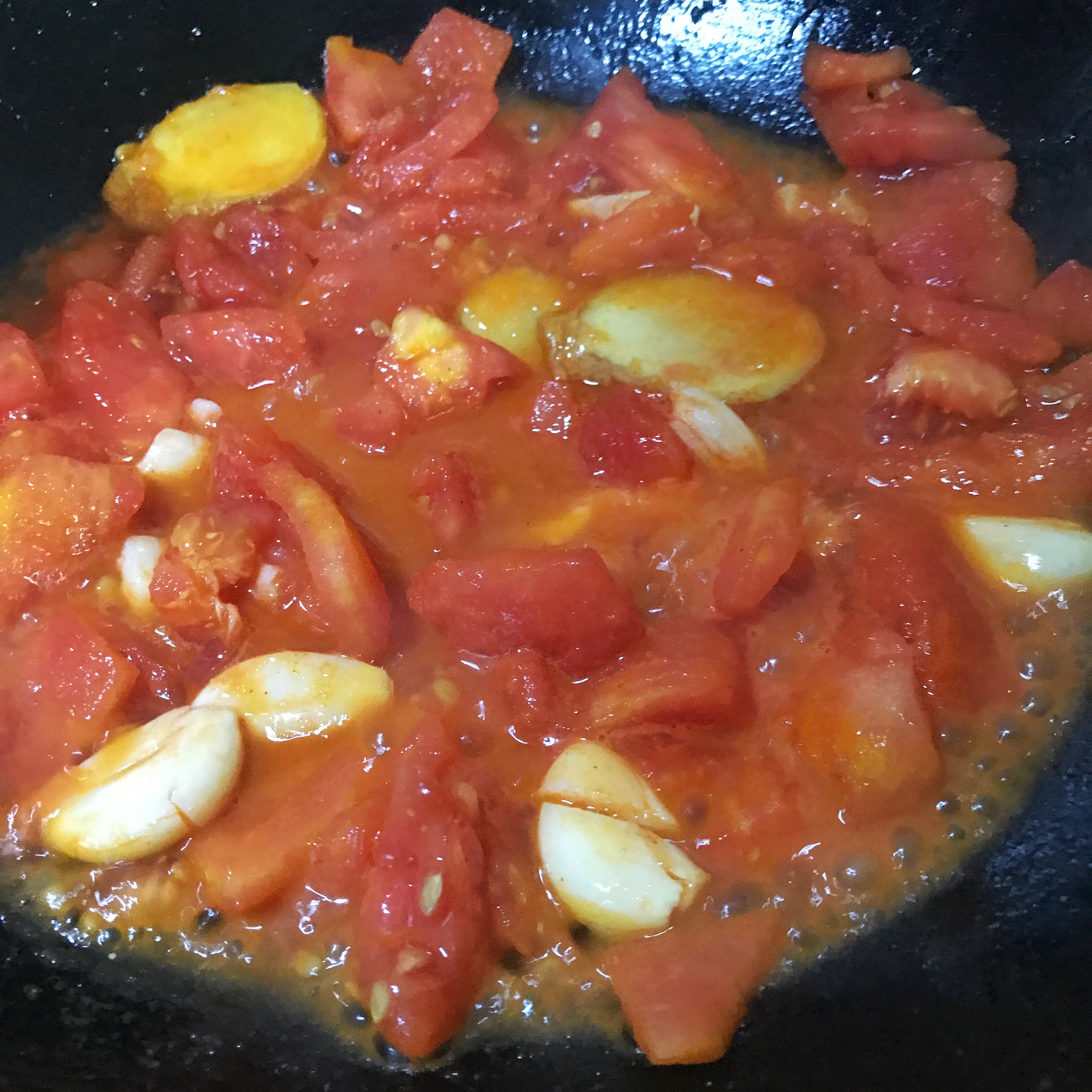 番茄豆腐蟹煲的做法 步骤7