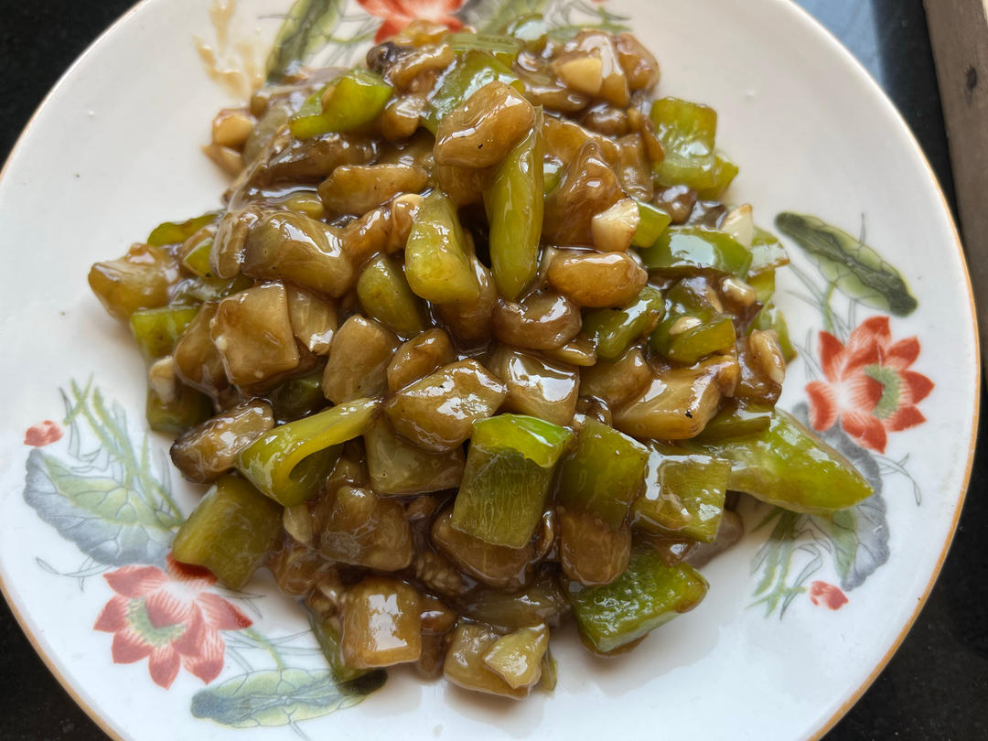 烧茄丁（不过油、💯好吃）