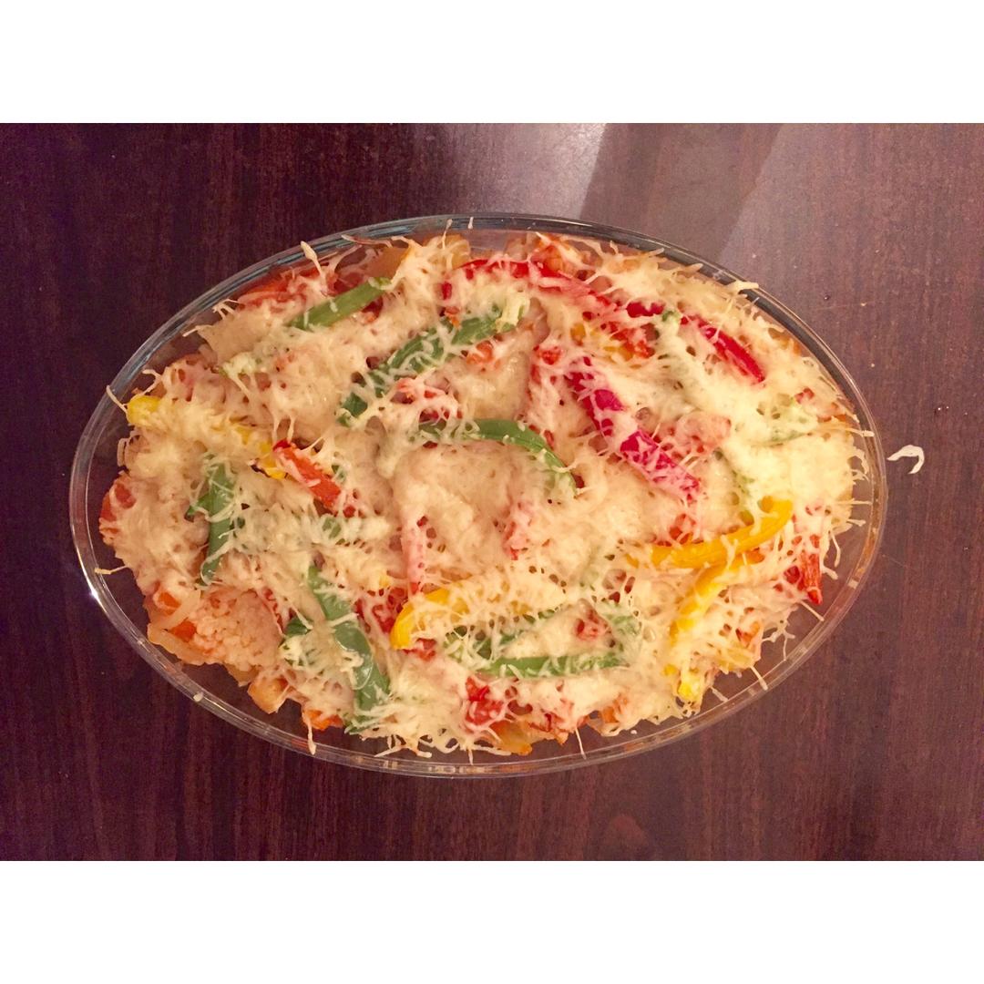 番茄鸡肉浓情焗饭【两人份】