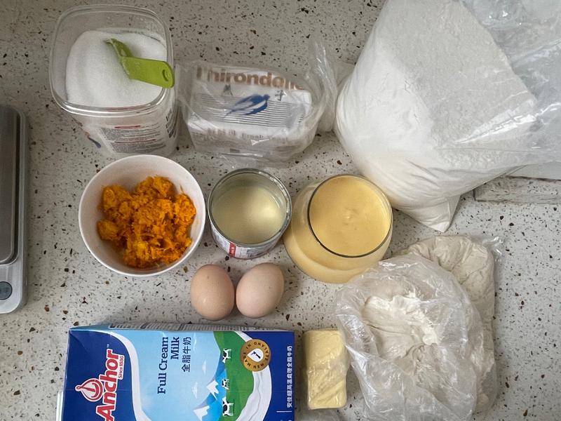 纯奶手撕吐司的做法 步骤1