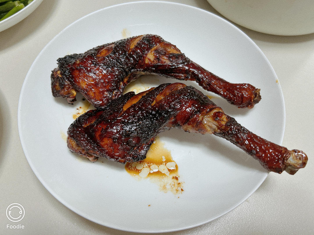 空气炸锅蜜汁脆皮大鸡腿