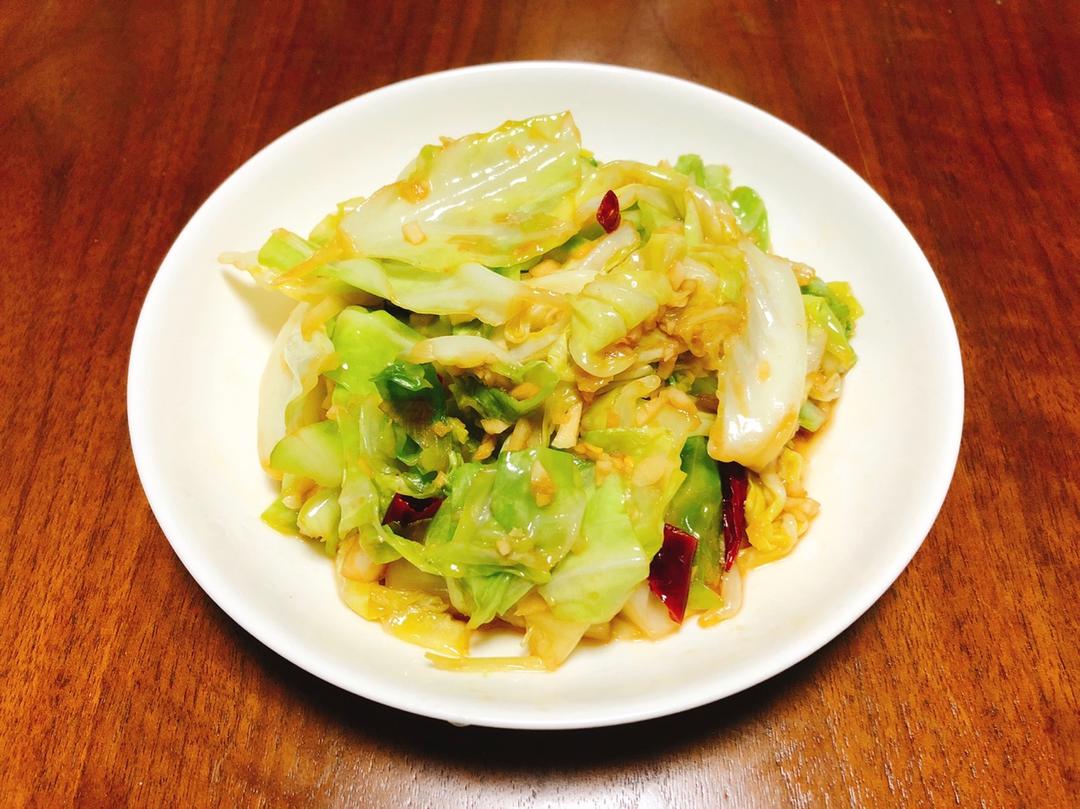 在家炒出街头小馆风味的炝炒圆白菜