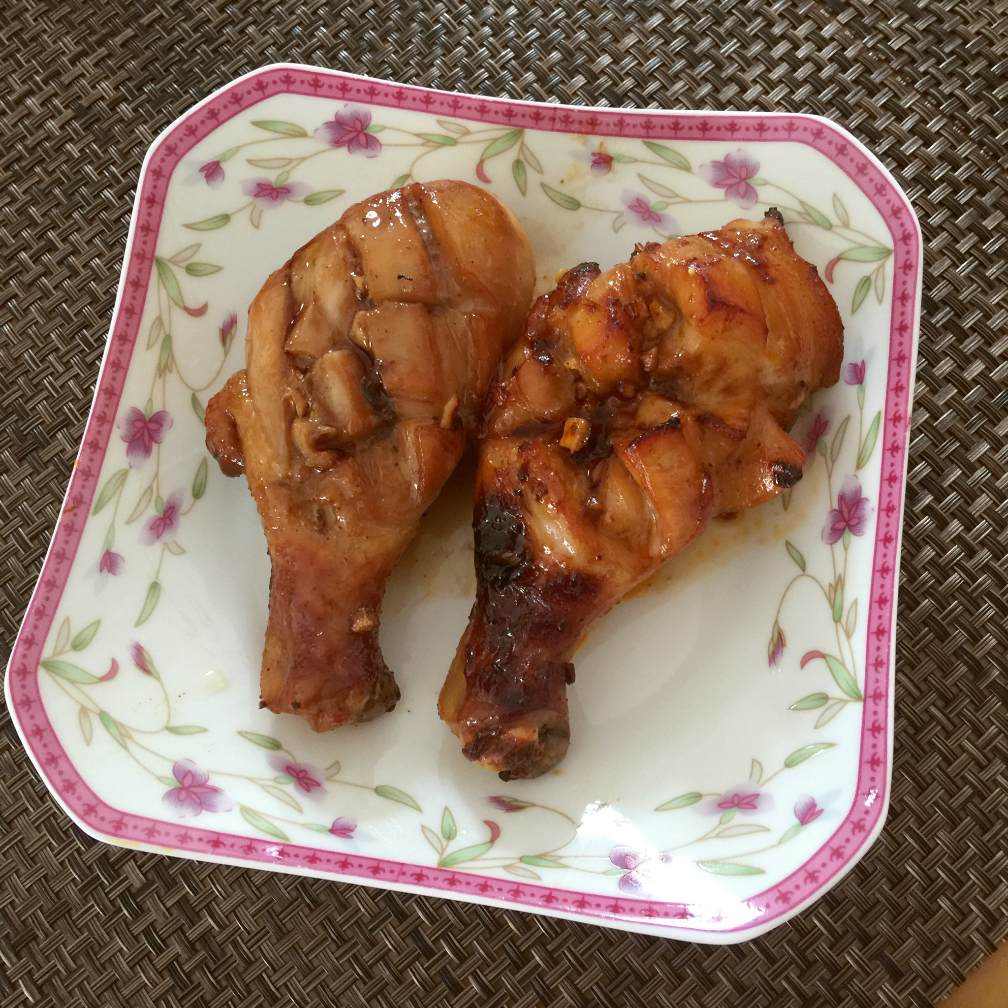蜜汁黑椒烤鸡腿
