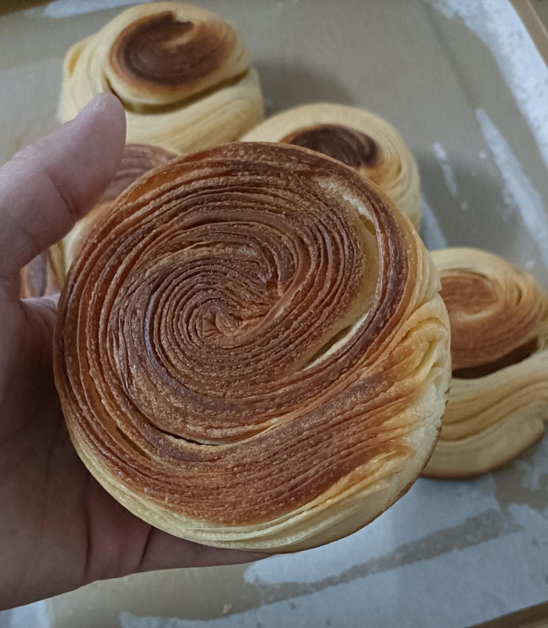 开酥记录 ▎丹麦年轮面包