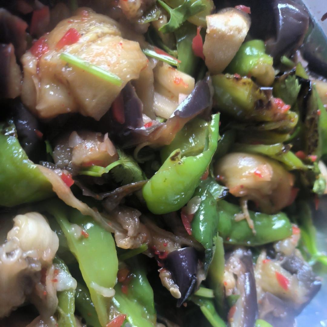 虎皮青椒拌茄子（少油版）