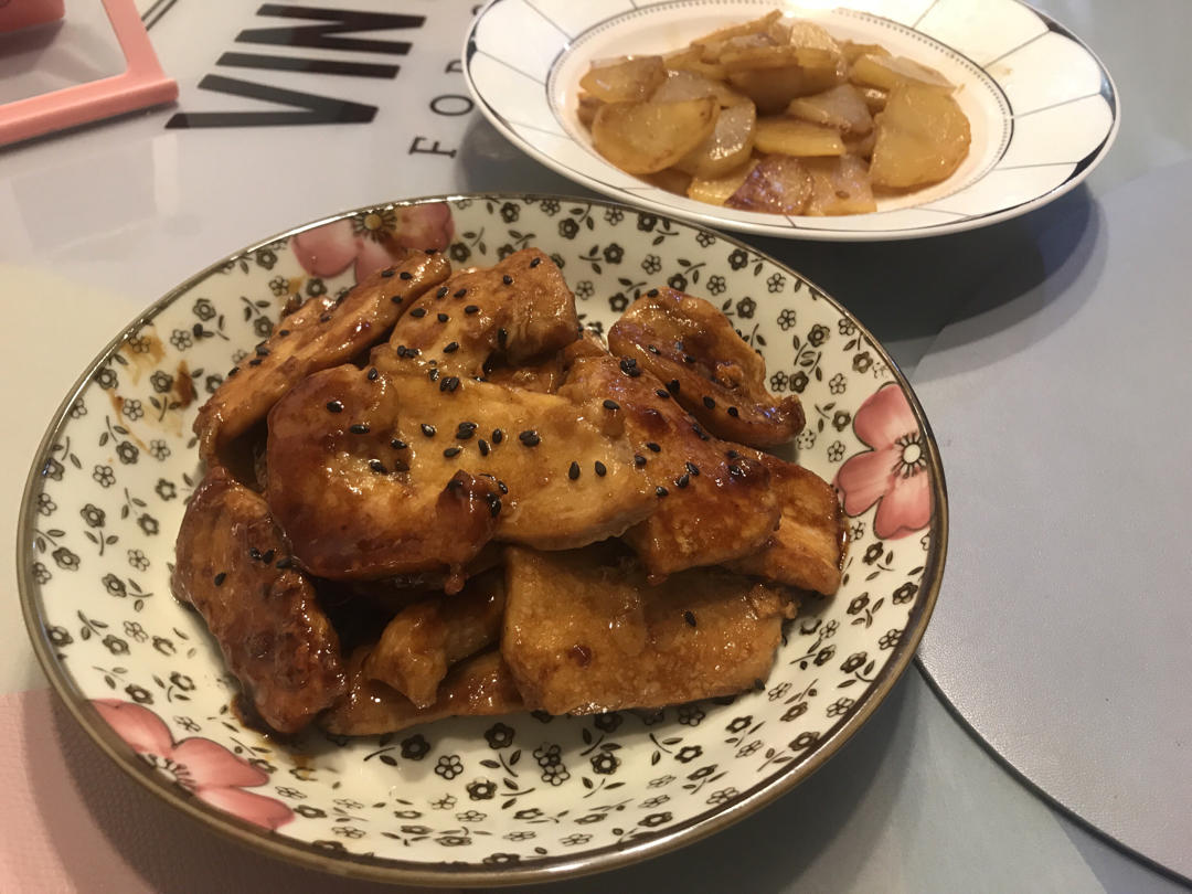 超美味的照烧鸡排饭