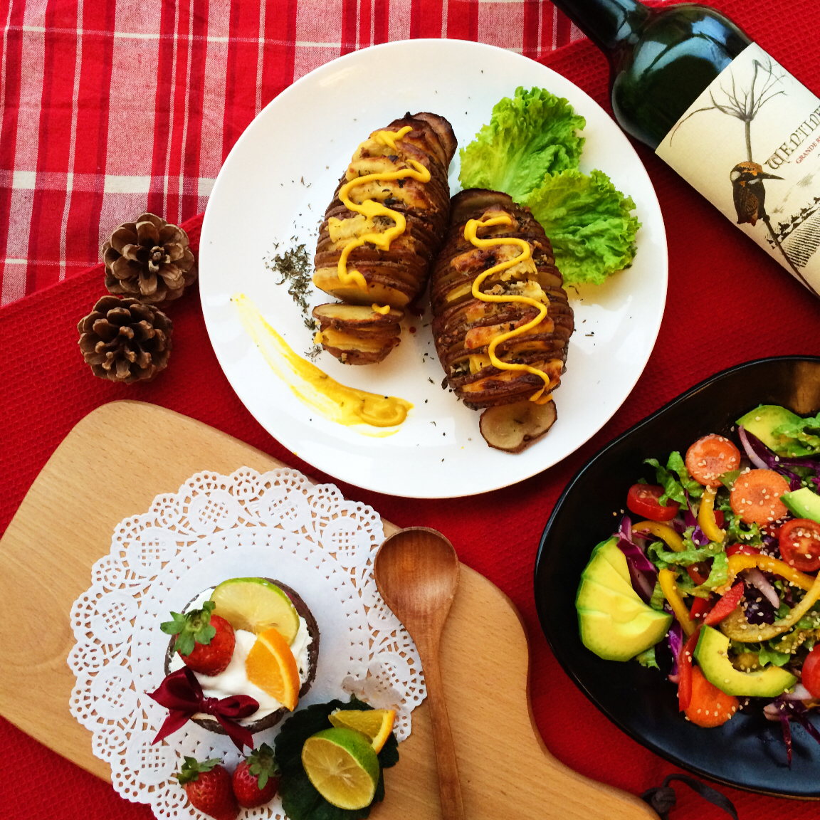 瑞典烤土豆 Hasselback baked potato