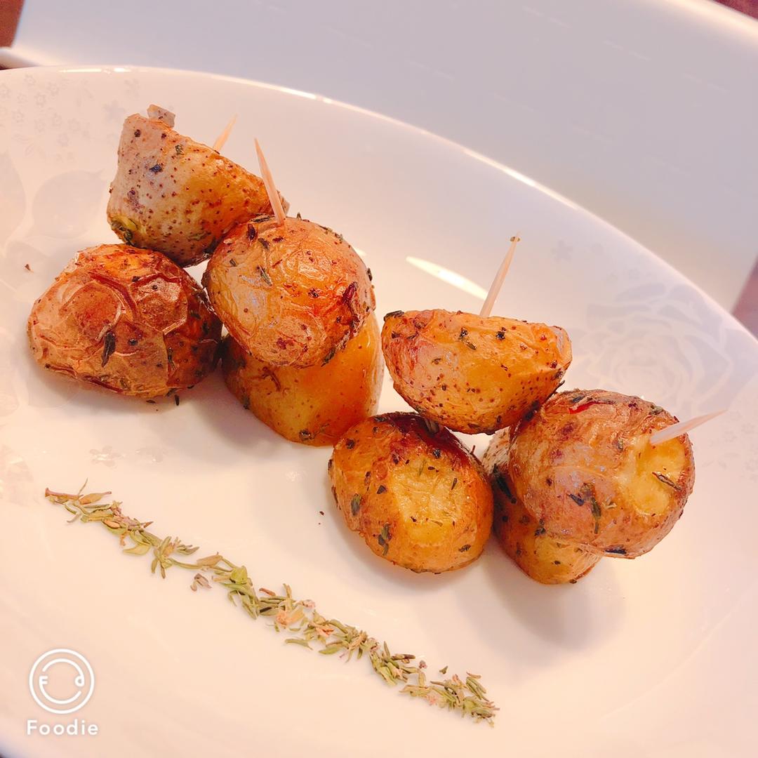 迷迭香烤土豆【妞的食记】