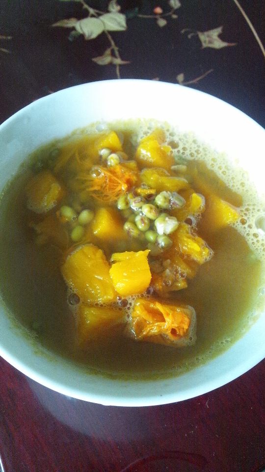南瓜绿豆甜汤
