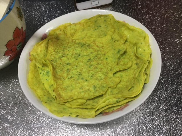 葱花蛋饼（快手营养早餐）